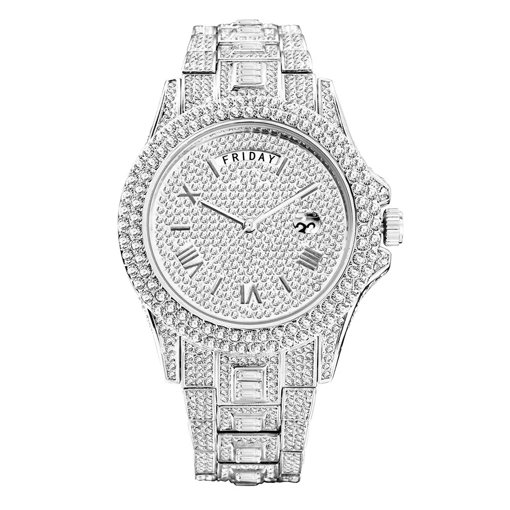 Kotine diamond quartz watch mens luxury watch