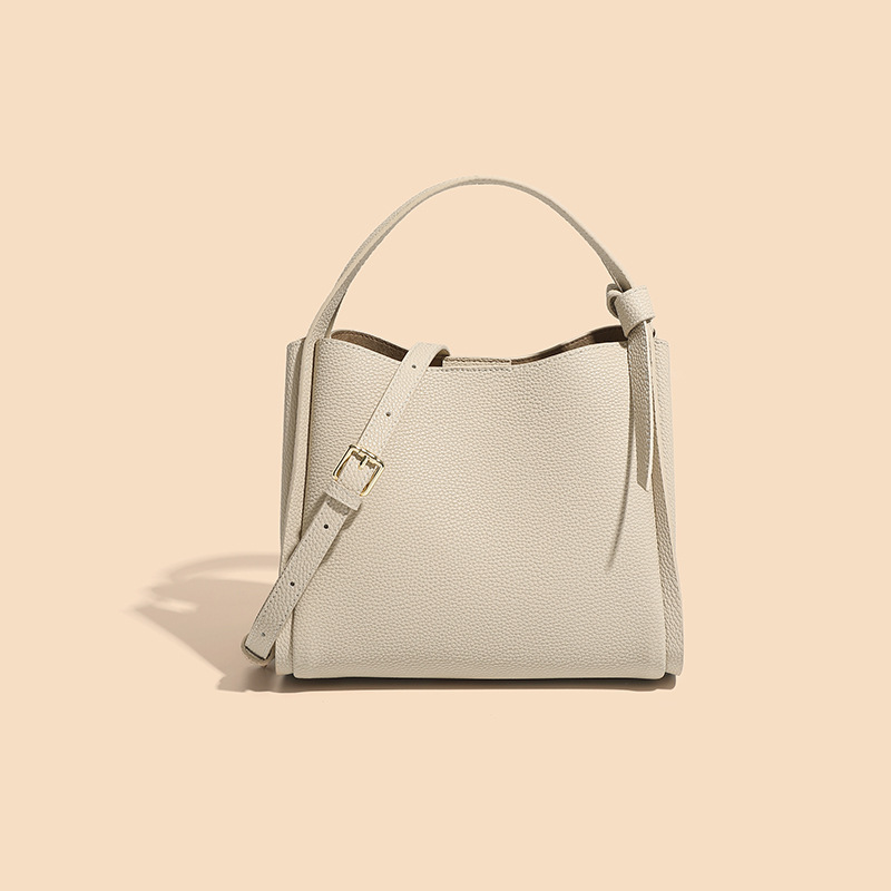 Dioerna Real Cowhide Leather Handbag Tote for Women Lady Shoulder Messenger Crossbody Packs Bag